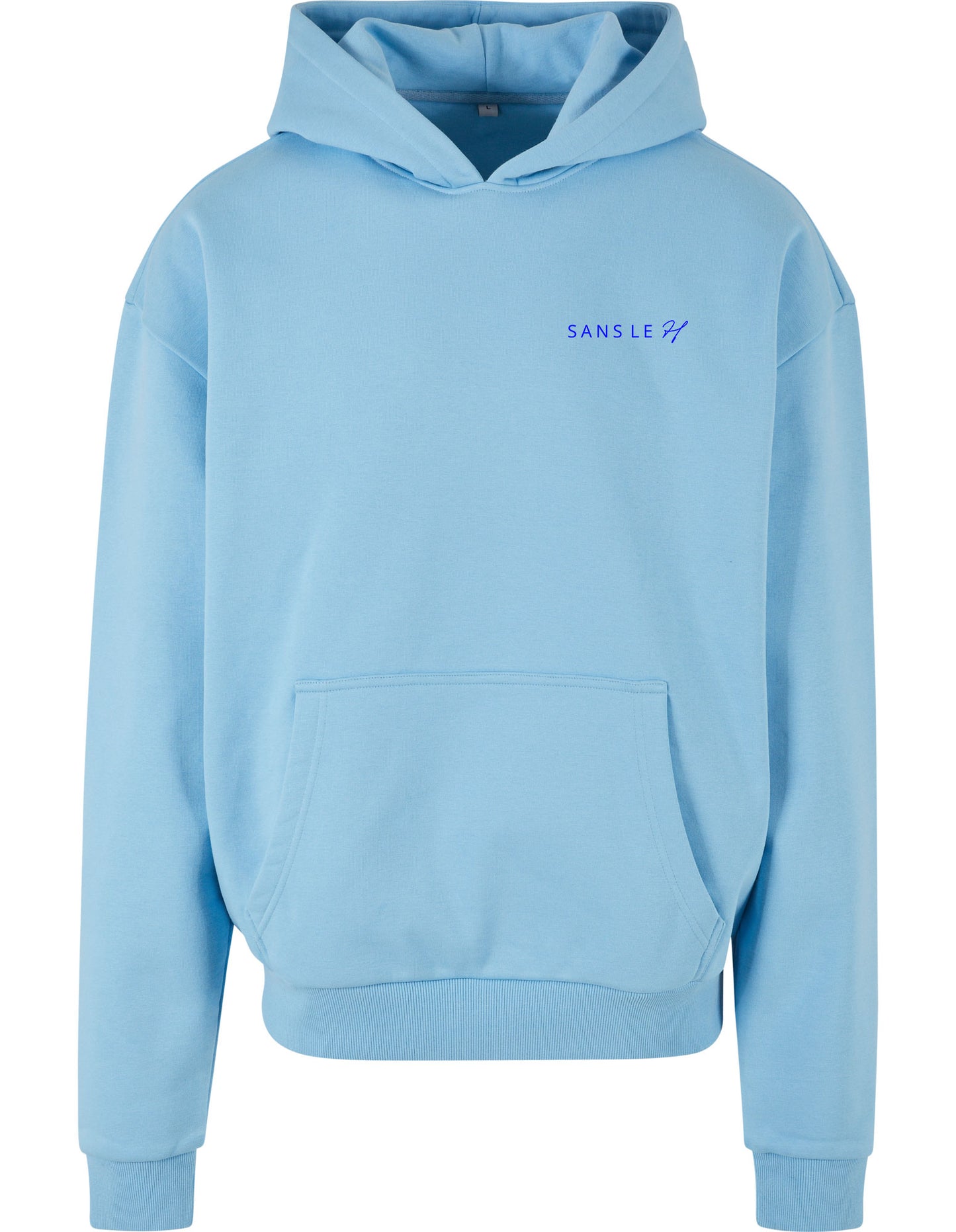 Sweat à Capuche bleu cel- "Sans le H" : Choisissez Votre Couleur d’Émotion