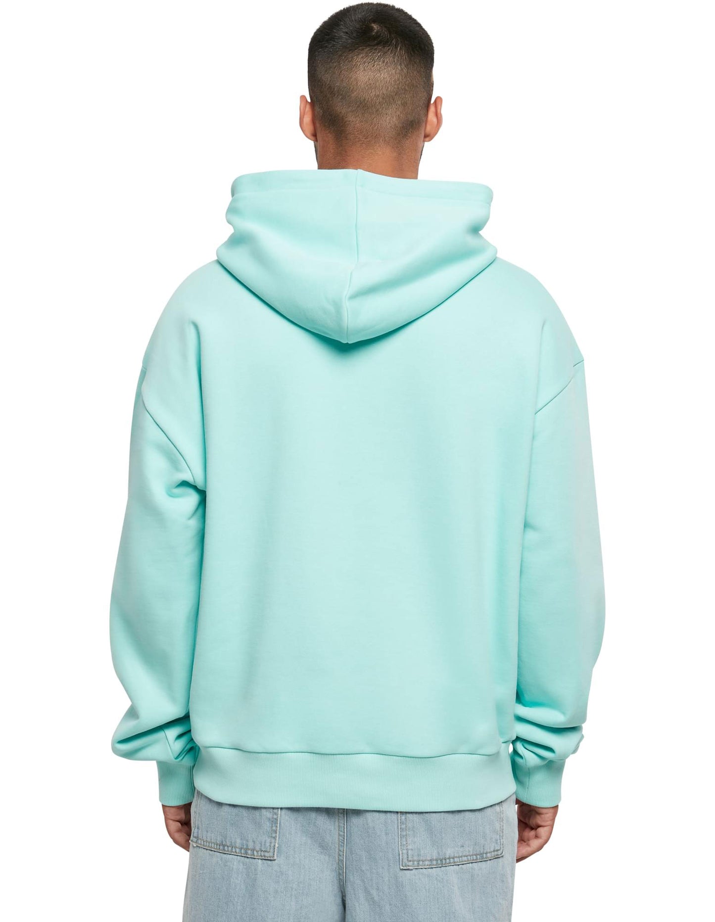 sweat a capuche bleu pastel